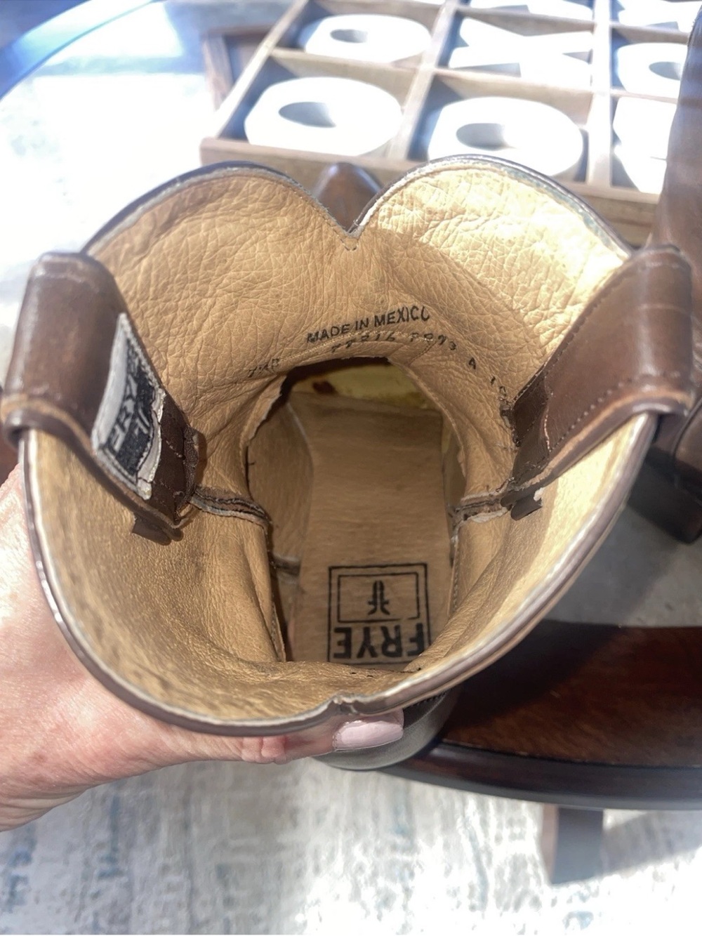Frye Billy Pull-On Leather  Boots 7.5 $379 - Picture 13 of 13